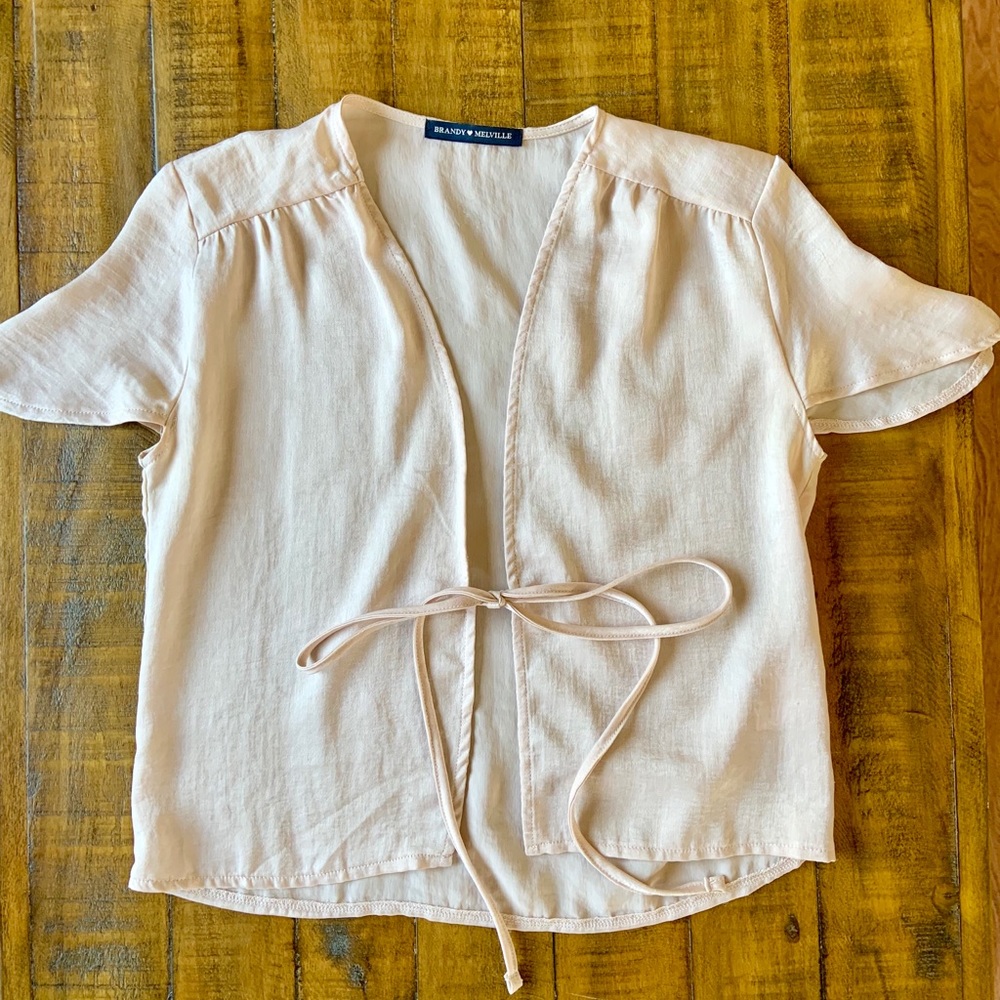 Silk crop top